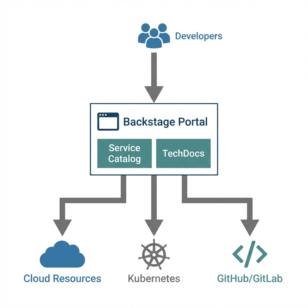 Backstage Developer Portal Accelerator Architecture